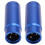 2X Phantom Power Adapter Microfoon Systeem Audio Mixer voor Condensator Microfoon 48V XLR Microfoon Adapter 3.5mm Blauw 1