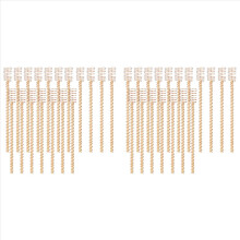 Conjunto de 36 estacas de cobre para cultivo elétrico, ideais para plantas de jardim. 30 cm (12 polegadas) de diâmetro.