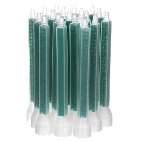 24 Element Epoxy Mixing Nozzle, Static Mixing Nozzle Tip for Adhesive Cartridges 40pcs 1
