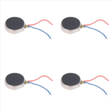 Motor vibratório plano para celular, 4 unidades, DC 3V 60mA 9000+/-2000RPM