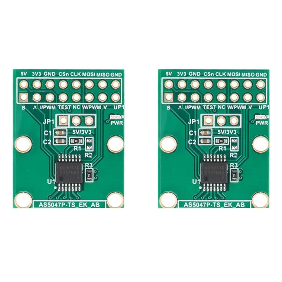 2X As5047p Encoder Adapter Board Simplefoc Doggo Magnetic Encoder Spi Abi Pulse Width Modulation 4852070736985