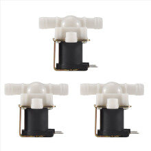 3 stuks 12 mm, 3/8 inch 12V drukloze waterafgifte-solenoïdeklep