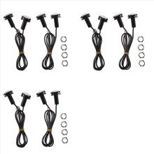 12 luzes LED submersíveis para barco, IP68 à prova d'água, para pesca e uso noturno em docas, 12V (luz branca)