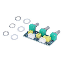 Passive Speaker Crossover Board with Treble and Bass Control for DIY Audio Tuning and 2Channel Output
