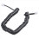 Conjunto de 10 cabos espirais pretos RJ9 de 9,3 polegadas para telefone e modem. 2