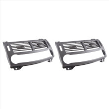2x Centrale airconditioning voorin, middelste ventilatiepaneel voor E-Klasse W211 2003-2008 (donkergrijs)