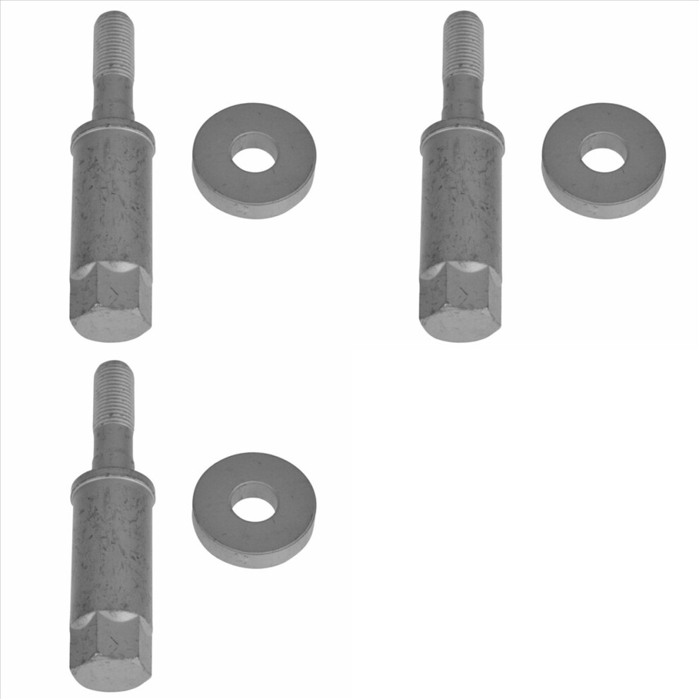 3X For 2003-2006 Sorento Crankshaft Pulley Bolt 23127-39801Qqk Silver 4852070743501