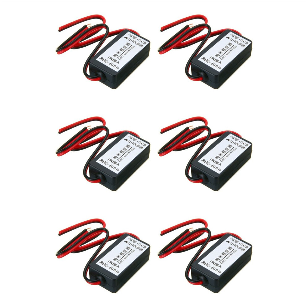 6X 12V Dc Power Relay Capacitor Filter Rectifier For Car Rear View Backup Camera 4852070739740