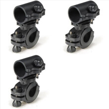 3PC Beugel Montage Houder Sportaccessoires Fietsverlichting Montage Houder 360 Rotatie Fiets Zaklamp