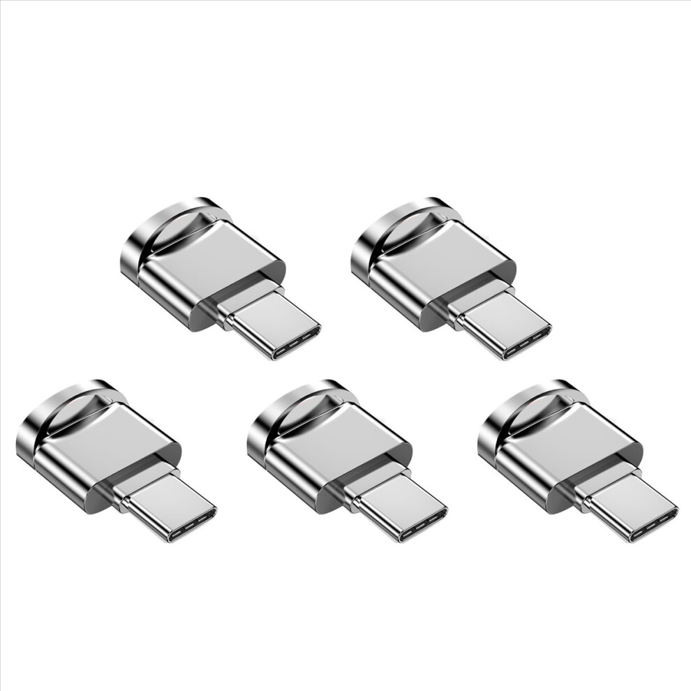 5X Micro-Sd Card Reader Adapter, Usb Type C To Micro-Sd/Tf Card Reader Micro-Sd Card Adapter For Type-C,B 4852070736350