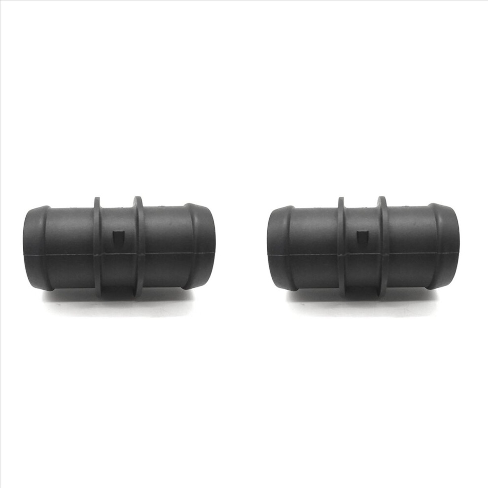 2X Water Hose Connector With Bleeder Screw 17127515502 For 2002-2008 Black 4852070744904
