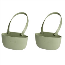 2x Groene Keuken Spoelbak Sponzen Zeephouder Badkamer Afvoer Watermand Opbergrek Droogrek Accessoires Organizer