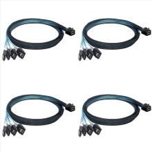 Cavo Mini SAS interno 4X, SFF-8643 per breakout in avanti compatibile con disco rigido controller (3,3 piedi)