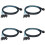 4X Εσωτερικό Mini SAS σε καλώδιο, SFF-8643 σε Forward Breakout συμβατό με σκληρό δίσκο ελεγκτή (3.3Ft) 1