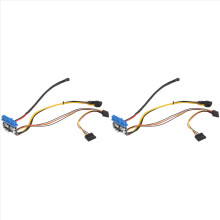 2x DC 12V 300W 24-Pin ATX Motherboard Connector Mini ITX Netzteil DC zu ATX PSU Modul für PC Computer Gamer