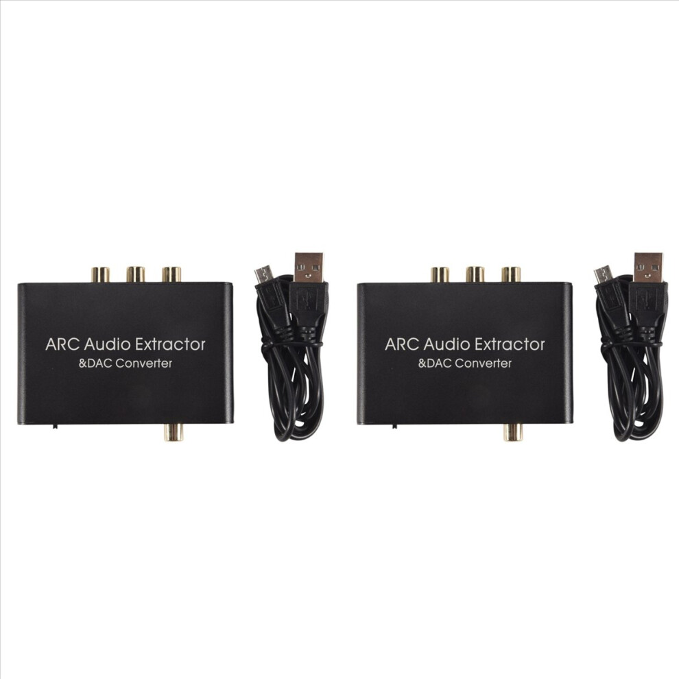 2X Audio Extractor 192Khz Converter Arc Audio Extractor Support Digital -Compatible Audio To Analog Stereo Audio 4852070742115