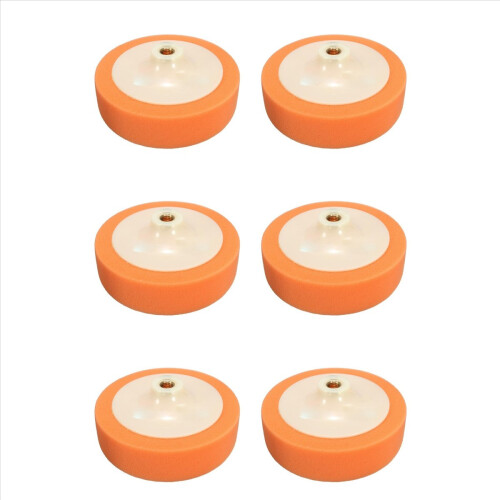 6pcs 150mm Car Polishing Head Buffing Mop Pad Sponge for M14 Thread