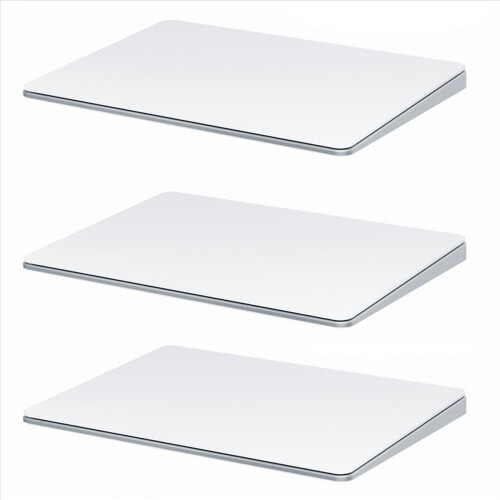 3X Bluetooth Touchpad Multi-Function Gestures Trackpad Rechargeable Wireless Touchpad for Laptop IOS , White