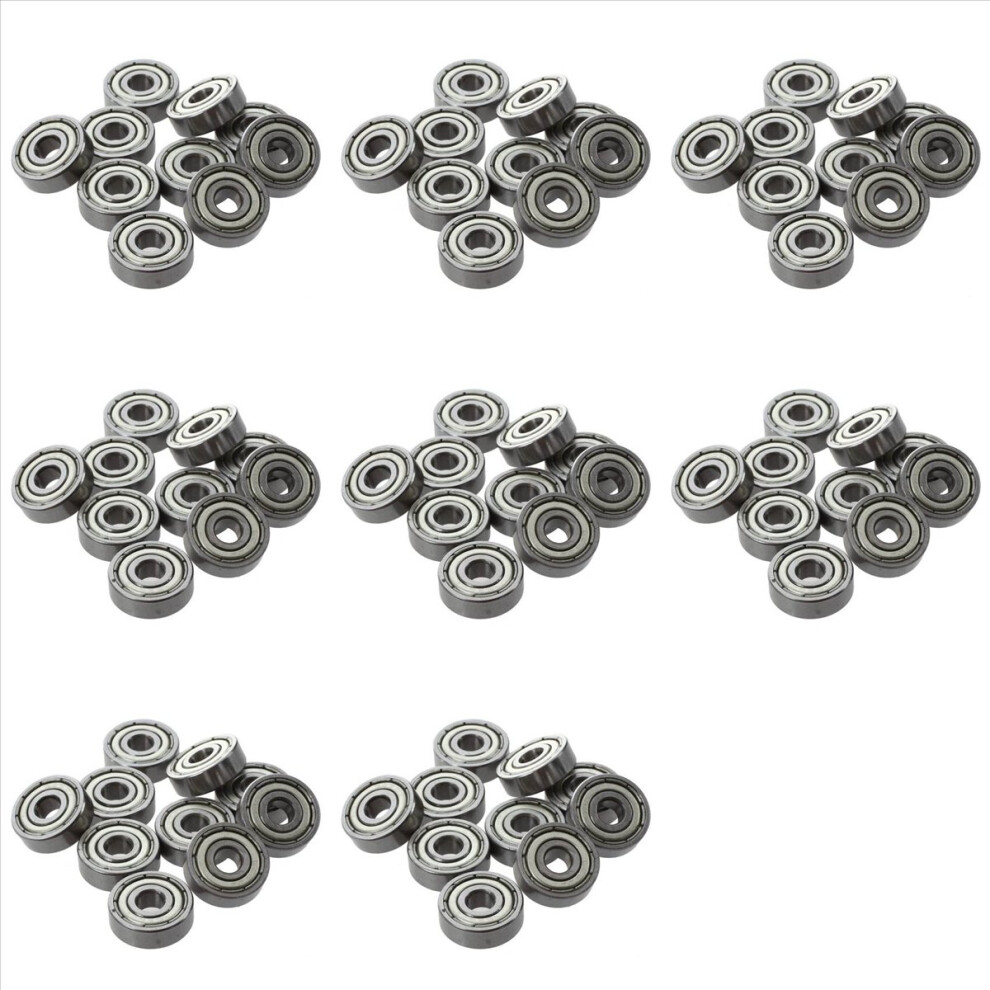80 Pcs 625Zz 5Mm X 16Mm X 5Mm Shielded Deep Groove Radial Ball Bearing 4852070739207