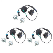 Conjunto de 3 sensores de detonação com chicote de fios para os códigos 10456603, 12589867 e 12601822.