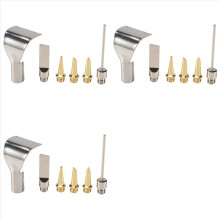 Kit com 18 bicos de cobre de reposição para ferro de soldar a gás butano com chama aerada HS-1115K / MT-100