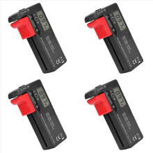 4X BT-168 PRO Battery Capacity Tester Digital Battery Checker Plastic Portable Cell Tester for AA 1.5V 9V