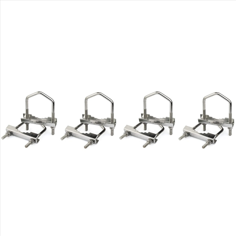 Wifi Antenna Mast -Over Bracket Kit U-Bolt Clamp Mounting Hardware 8Pcs For Outdoor Wifi Antenna, Lora Antenna 4852070741873