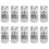 10X Replace YT-150 Projector Remote Control for XJ-V1, XJ-V2 1