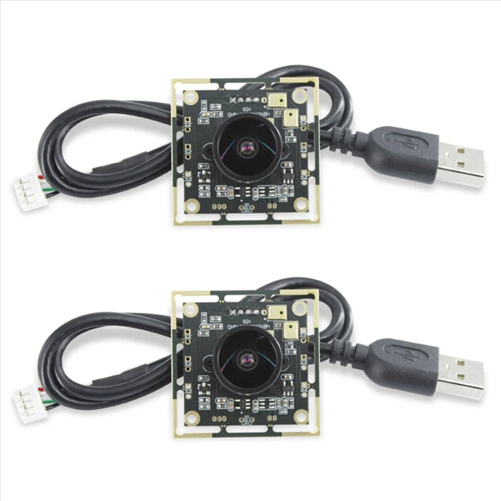 2X Usb 1080P Ov2710 Video Camera Module 2Mp 130 Degree Wide-Angle Lens Manual Focus Built-In Microphone Mjpeg / Yuy2 4852070751179