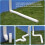 Gutter Downspout Extender 11.5ft Adjustable Flexible Extension 2 Pack Universal Fit Rainwater Drainage White 3