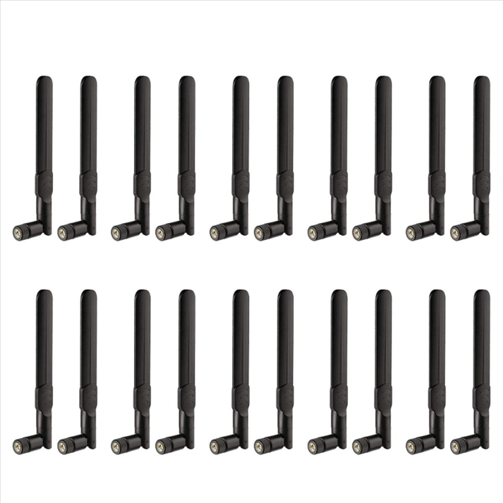 4G Lte Antenna 8Dbi Sma Plug Antenna (20 Pieces) Compatible 4G Lte Router Gateway Home Telephone Hotspot Modem Router 4852070748773