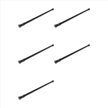 Varão telescópico extensível com mola para cortina, 5 unidades, para banheiro e janela, 40-70 cm