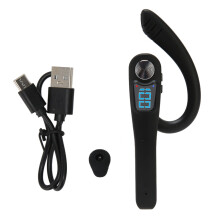 Bluetooth Earpiece Rotating Earpiece HD Sound Quality Ergonomic Design Wireless Headset with Long Battery Life and Voice Control for Phone Laptop
