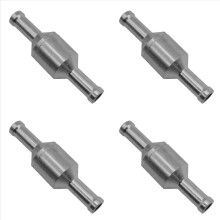 4 stuks 6 mm terugslagklep rem servo booster geen terugslag inline eenrichtingsklep terugslagklep vacuümslang aluminium klep