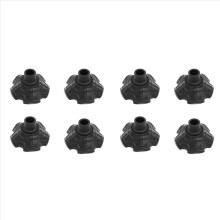 8 stuks stoelpootdoppen, antislip kampeerkrukpootdoppen, meubelvoeten, visstoelaccessoire, 15 mm