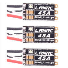 3X BLHeli S 2-6S Lipo 45A borstelloze ESC Ingebouwde programmeerbare RGB LED D-Shot 150/300/600 ONESHOT125