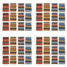 48 stuks Egyptische stijl sieraden muntzakje print trekkoord cadeauzakje katoenen zakje snoep reistas etnisch
