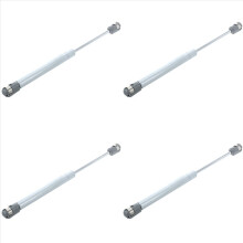 4 Dobradiças com Amortecedor de Fechamento Suave e Pistão a Gás Hidráulico para Porta de Armário de Cozinha, Pressão de Suporte de 150N