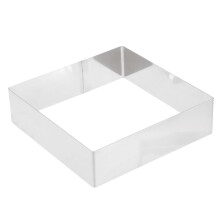 Adjustable Square Cake Ring 12.2in Stainless Steel Baking Ring with NonStick Seamless Design