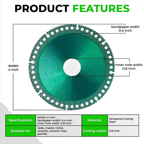 16Pack INDESTRUCTIBLE DISC 2.0 -Indestructible Disc 2.0 Cutting Disk, Angle Grinder Disc 1