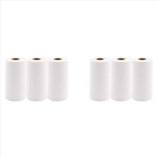 6 rollen printbaar papier thermisch papier 57x30mm fotopapier voor P1 P2 printer