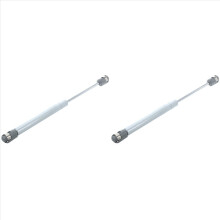 2x Dobradiça com Amortecedor de Fechamento a Gás para Porta de Armário de Cozinha, Pressão de Suporte de 100N