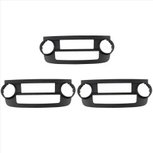 Kit de instalação do painel frontal do ar condicionado (3 unidades) para Model V -V 2007-2012 - Placa adaptadora para console central MT