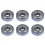 6X 6200Z 10mm X 30mm X 9mm διπλής θωράκισης ρουλεμάν 1
