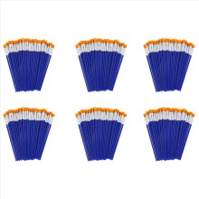 600 flache Pinsel, Großpackung kleiner Pinsel für Detailmalerei, Nylonborstenpinsel für Acryl-, Öl- und Aquarellmalerei