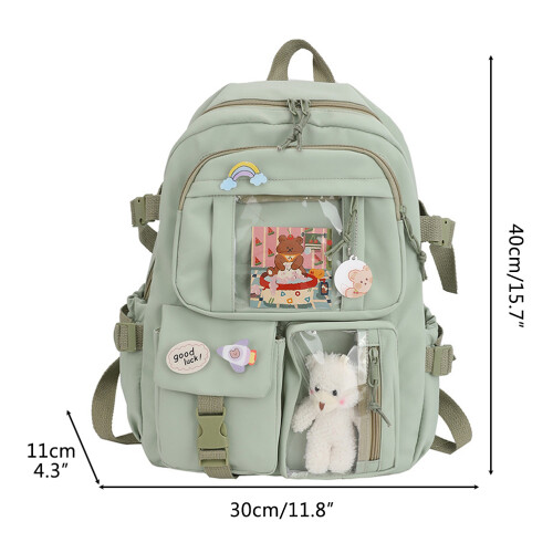 Ensemble sac à dos esthétique, l'accessoire mode pour les écolières