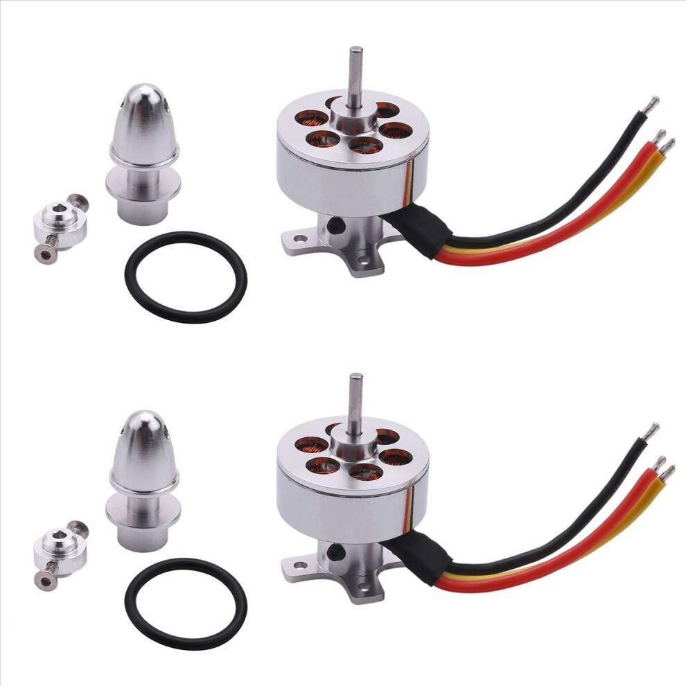 2X Miniature Dc Brushless Motor 2211-1300Kv Suitable For Miniature Fixed-Wing Mini Four- Drone 4852070750981