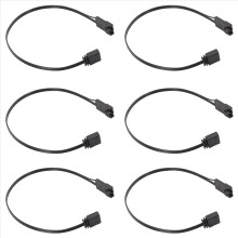 6X Adapter Cable for Fan 12V RGB 4PIN to Motherboard 5V 3PIN Female Adapter Connector
