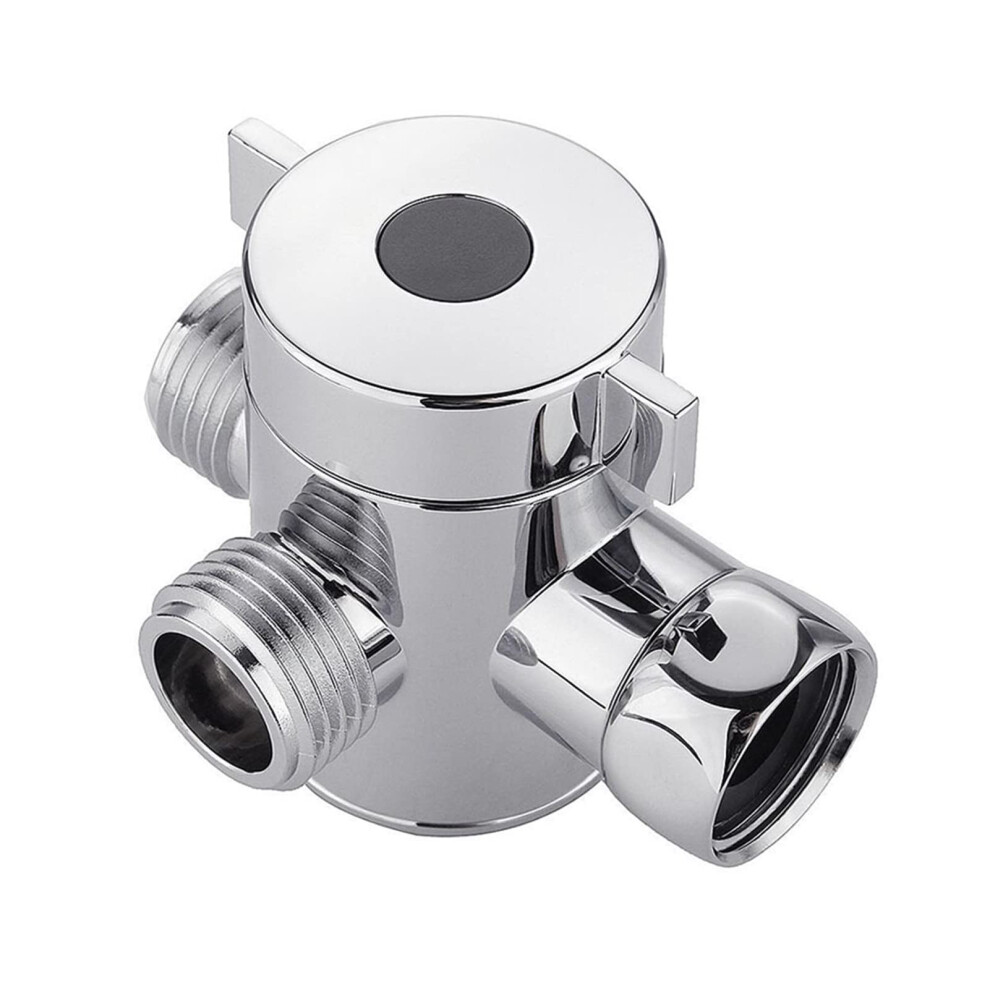 3 Way Shower Diverter Valve With Shut Off, G1/2 Universal Chrome Bidet And Handheld Shower Use 9426802898545