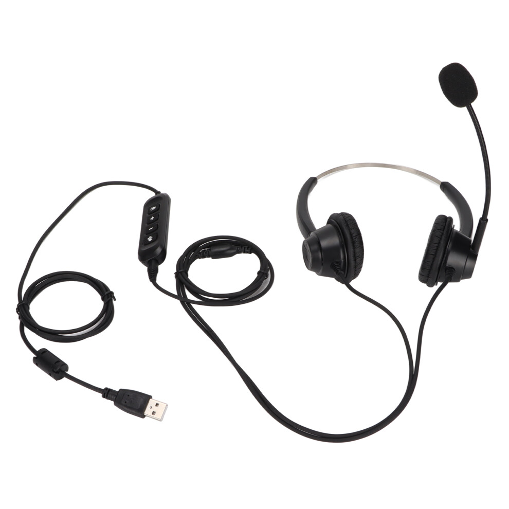 Office Headset With Microphone Mute Function, Wideband Amplifier For Enhanced Sound Clarity, Extensive Compatibility With Pcs Tablets And Smartphones 9420858055570